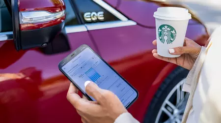 Mercedes-Benz opens the first charging station in collaboration with Starbucks