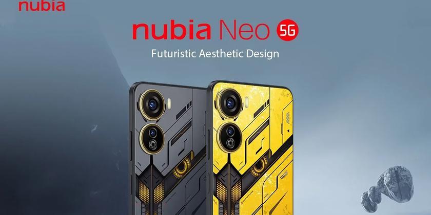 Nubia Neo 5G: игровой смартфон с экраном на 120 Гц, чипом Unisoc T820, батареей на 4500 мАч и ценой $199