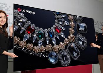 LG a présenté le premier écran OLED 8K au monde