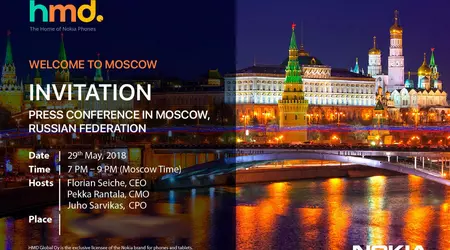 HMD has appointed a presentation of Nokia smartphones on May 29