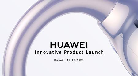 Huawei presenterer nye trådløse hodetelefoner på det globale markedet 12. desember.
