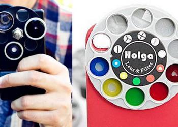 Lens Dial и Holga Lens: чехлы с настоящими объективами и светофильтрами