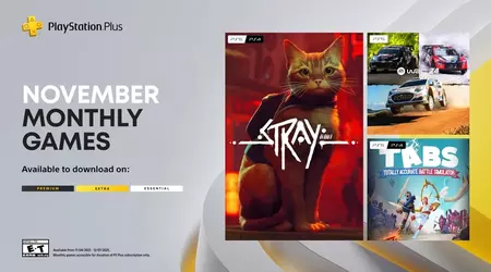 The cute adventure Stray will headline November's game selection for PlayStation Plus subscribers