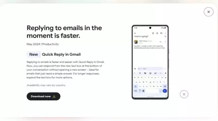 Google introduit une nouvelle fonction de réponse rapide dans Gmail pour Android