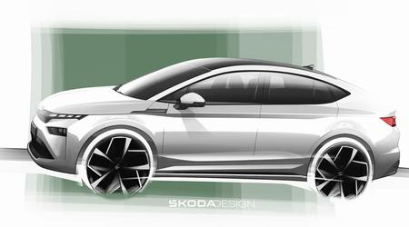 De første designskissene av den oppdaterte Škoda Enyaq og Enyaq Coupé med Modern Solid-design har blitt vist