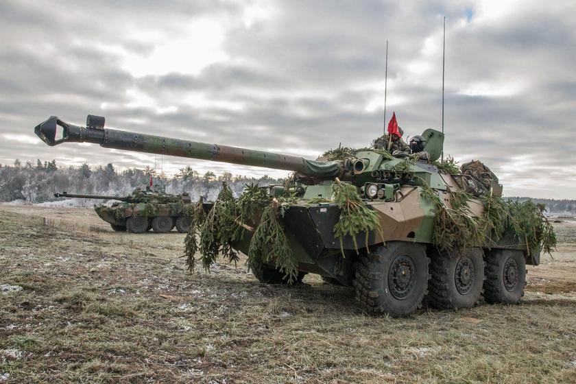 Украина получит новую партию французских колёсных танков AMX-10RC