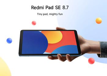 Redmi Pad SE 8.7 с 4G, экраном на 90 Гц и чипом MediaTek Helio G85 дебютировал в Европе