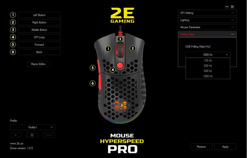 Обзор 2E Gaming HyperSpeed Pro: лёгкая игровая мышь с отличным сенсором-25