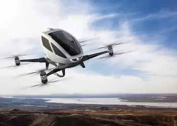 Ehang 184: беспилотный дрон-такси для одного человека