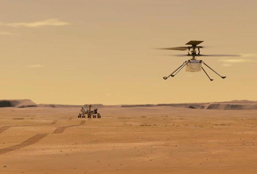 NASA делает историю: марсианский вертолет взлетел