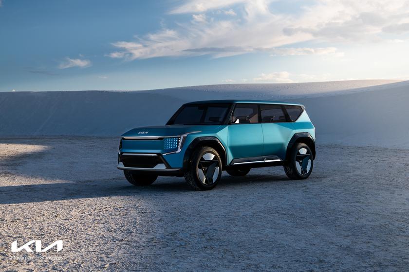 Rivian R1S i rywal Tesli Model X: Kia ujawnia teaser przyszłego elektrycznego SUV-a EV9
