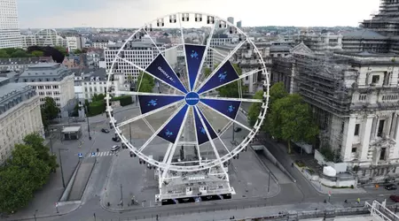 À Bruxelles, vous pouvez faire un tour gratuit de la grande roue grâce à Samsung