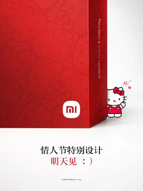 Xiaomi unveils CIVI 2 Hello Kitty smartphone for Valentine's Day