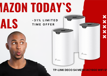 TP-Link Deco S4 Mesh WiFi System (3-Pack) – Now 31% Less!