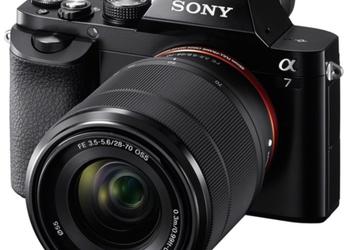 Беззеркальные фотокамеры Sony Alpha 7 и 7R с полноформатной матрицей
