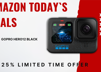 GoPro HERO12 Black Action Camera – Professional 5.3K Recording $91 Off!