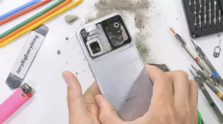 Пісок і вода вбивають Honor Robot Phone — JerryRigEverything випробував на міцність перший смартфон з рухомою камерою