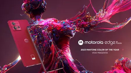 Motorola a dévoilé le smartphone Edge 30 Fusion en Viva Magenta, que Pantone a appelé la couleur de 2023.