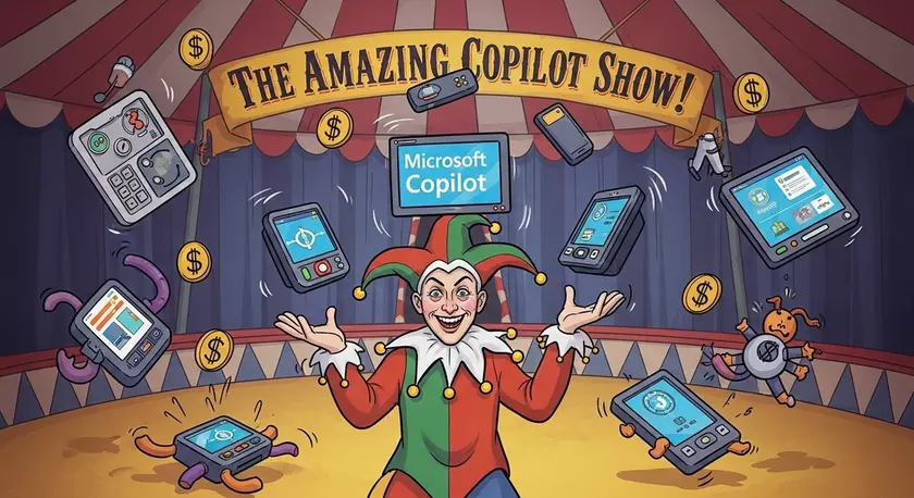 Интерфейс чат-бота Microsoft Copilot в браузере