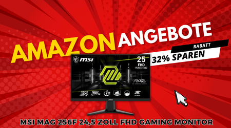 MSI MAG 256F Gaming Monitor – Spare jetzt 48€ beim Kauf!