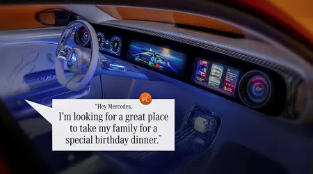 Mercedes-Benz і Google навчать голосовий помічник із ШІ розгорнуто відповідати на запити про точки в Google Maps