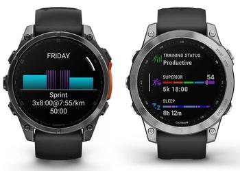 Серия Garmin Fenix 8 будет иметь большие AMOLED дисплеи и новый дизайн