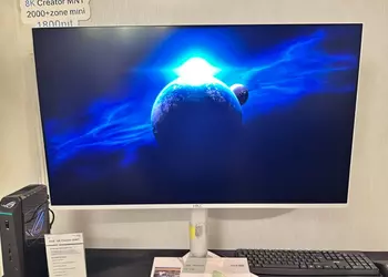 Такого еще не было: компания HKC представила первый в мире 8K Mini-LED монитор с 2000 зонами затемнения