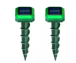 Muyfguo 2 Pack Solar-Energy Ultrasonic Mole ...