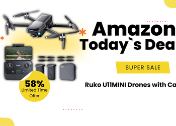 Ruko U11MINI 4K Drone with Camera – Advanced Flying Experience $230 Cheaper!