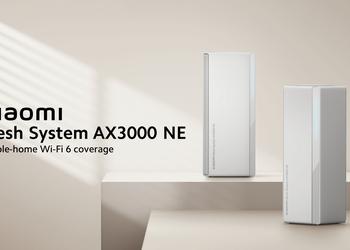 Xiaomi представила на глобальном рынке Mesh-систему AX3000 NE с поддержкой WiFi 6 