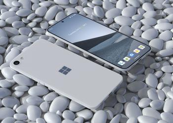 Концепт-рендеры смартфона Microsoft Surface Solo: тонкий корпус, дисплей с отверстием и одна камера