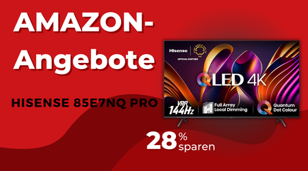 Hisense 85E7NQ Pro 85-Zoll Smart TV – Jetzt 500€ günstiger!