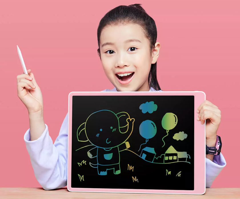Xiaomi Xiaoxun Color LCD: графический планшет для детей с цветным 16-дюймовым дисплеем, стилусом и ценником в $28