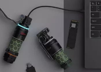 Вооружитесь полезным гаджетом: Lenovo представила необычный SSD-накопитель в виде гранаты