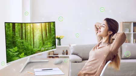 Les nouveaux moniteurs Asus VU249HFI-W, VU279HFI-W et VU34WCIP-W avec fonction de purification de l'air combattent les allergènes et la poussière.