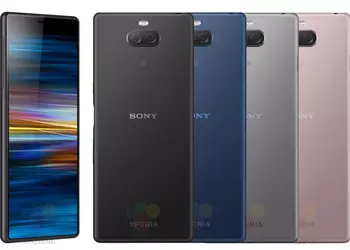 Вот так выглядит Sony Xperia XA3 (Ultra) с экраном 21:9 и двойной камерой