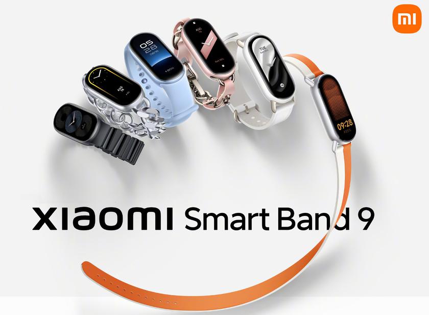 Xiaomi Smart Band 9: AMOLED-дисплей с яркостью до 1200 нит, Bluetooth 5.4 и автономность до 21 дня по цене от $34