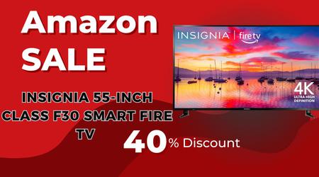 INSIGNIA 55-inch Class F30 Smart Fire TV - Black Friday $140 Discount!