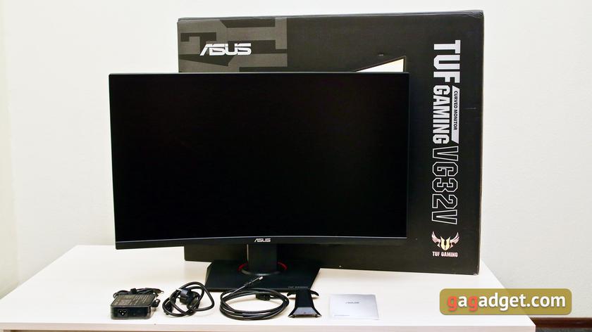 Огляд ASUS TUF Gaming VG32VQ: вигнутий геймерський монітор з 144 Гц VA-матрицею та приємною вартістю-2