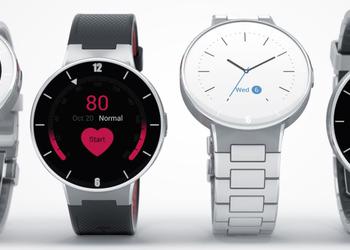 «Умные» часы Alcatel OneTouch Watch с почти круглым экраном и поддержкой Android и iOS