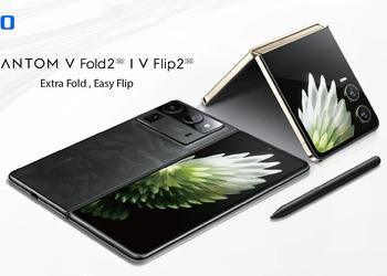 Сколько будут стоить складные смартфоны Tecno Phantom V Fold 2 и Phantom V Flip 2