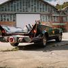 The Batmobile on display