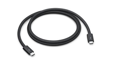 Apple представила кабель Thunderbolt 5 USB-C за $69: швидкість до 120 Гбіт/с для нового Mac mini