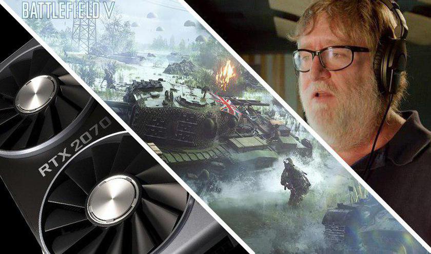 Нескучный игродайджест недели: Nvidia представила видеокарты нового поколения, Гейб Ньюэлл теперь комментирует Dota 2, а Battlefield 5 может провалиться в продажах