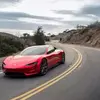 Предварительный вид Tesla Roadster с видом на колеса