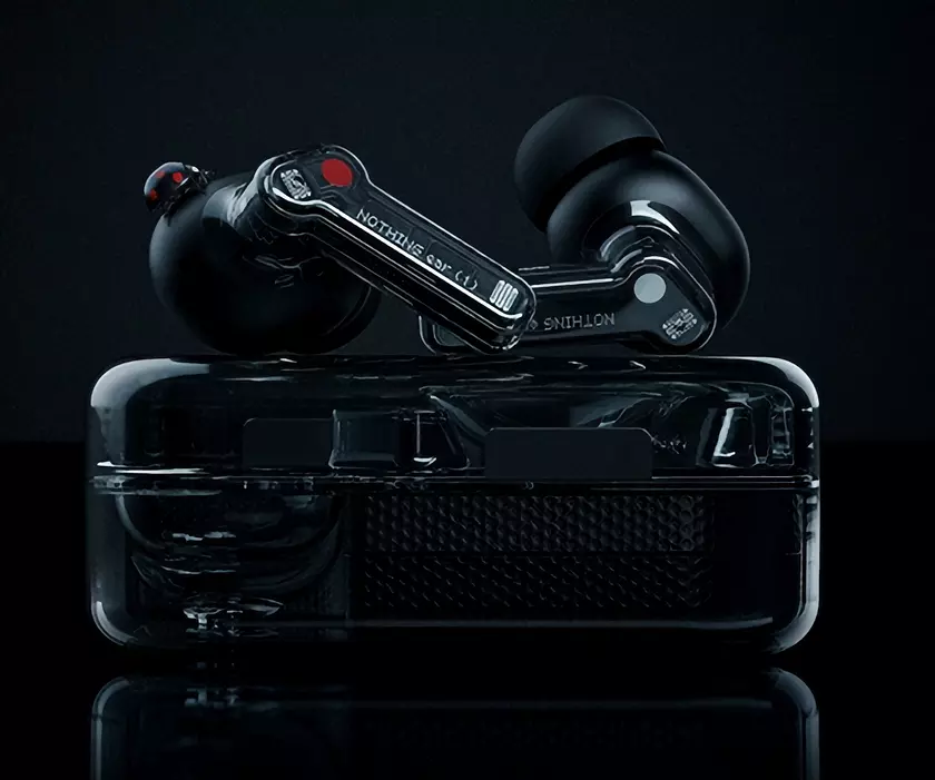 Инсайдер показал как будут выглядеть TWS-наушники Nothing Ear (1) в чёрном цвете