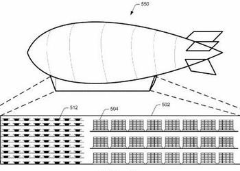 Amazon патентует летающий склад-дирижабль