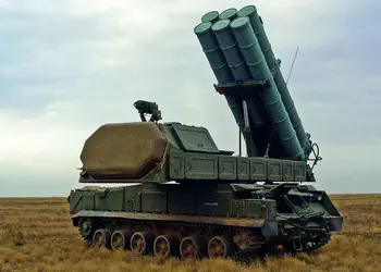 Украинский FPV-дрон поразил пусковую установку современного российского зенитно-ракетного комплекса «Бук-М3»