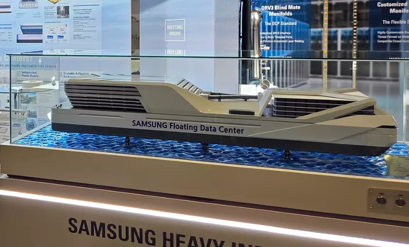 Концепт плавучего дата-центра от Samsung Heavy Industries