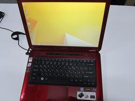 Ноутбук красный для девочки 14" 4GB ОЗУ Sony VGN-CS11ZR